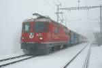 arosa-line Ge 4/4 II 621 in Peist.030.3.2009