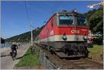 The ÖBB 1144 046 with his IC 119 from Lindau to Innbruck near Bregenz.