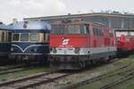 ÖBB 2143 072 has become part of the collection of the Heizhaus Strasshof and is seen on 21 May 2023 at the Heizhaus during the Diesel Days.