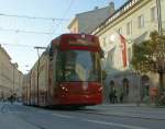 A new tram in Innsbruck.