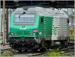 BB 75000 BB 75128 pictured in the main station of Mulhouse on June 19th, 2010.
