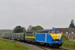 . The special train  Hommage aux locos de la srie 62  pictured in Ertvelde on April 5th, 2014.