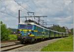 The special train  Adieu Srie 23  pictured in Farciennes on June 23rd, 2012.