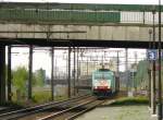 NMBS 2817 pulling a freighttrain. Antwerpen Noorderdokken 10-05-2013.