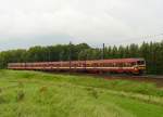 Unit 947 and an unknown unit on their way to Antwerp near Ekeren on 12-08-2011.