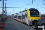 Exceptionnally, during works on the Ghent-Bruges track section, a Desiro EMU is commuting between Bruges and Knokke.