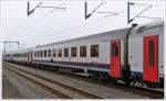 . SNCB second class I 10 car photographed in Gouvy on January 19th, 2014.