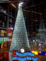 Greetings to Christmas 2011 from Germany, Berlin Central station at ...