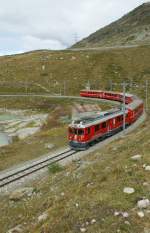 bernina-line On the Lago Binaco/white lake. 
17.09.2009