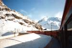 Bernina train with RhB ...  Gilbert Angermann 15.09.2009