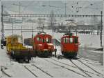 Several RhB engines and ...  De Rond Hans und Jeanny 29.12.2011