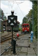 blonay-chamby-bc The RhB ABe 4/4 N� 35 is arriving at the B-C Station 'Chaulin'. 
06.08.2011
