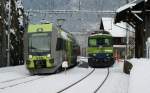 bls-south-ramp-goppenstein---brig A 'L�tschberger' on the BLS South Ramp in the Lalden Station by the winter times. 
18.02.2009