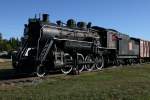 canadian-national-railway-cn CNR 2534 Class N-4-a on 14.Sep.2010 at Brighton Railway Museum, Brighton, Ontario. This locomotive is an 2-8-0 'Consolidation' Type. 