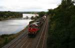 Freight train with C44-9W ...  Gilbert Angermann 01.10.2009