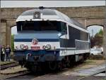 CC 72000 The Diesel engine CC 72084 pictured in Thionville during an open day on September 26th, 2010.