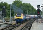 Class 125 A 'Midland' HST is leaving St Pancras. 
18.05.2011