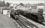 Class 34 The 34070 and the 45503 on the nice Swanage Railway Station in Swanage.
15.05.2011