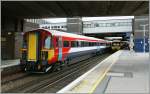 Class 442 Gatwick Express non stop to London Victoria. The 442422 in Gatwick Station.
18.05.2011