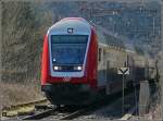 Control cars A local train to Luxembourg City is running near Goebelsm�hle on March 7th, 2010.