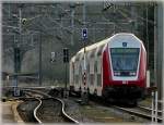 Control cars A push-pull train to Luxembourg City is leaving the station of Ettelbr�ck on February 3rd, 2008.