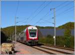 Control cars The RB 3240 Wiltz - Luxembourg City is running through Erpeldange/Ettelbr�ck on October 15th, 2011.
