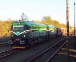 SD 753 801 + xxx on the railway station Hostivice on the 31 Oct 2012. Reconstruction of locomotives 749 - 754.