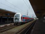 971 043 CityElefant on the 19th of March, 2012 on the Railway station Praha Smchov.