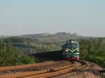 A DF4 unit with a cargo train in Luoyang, 2007 ...