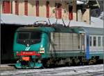 E 464 FS E 464 090 photographed at the station Brenner/Brennero on February 4th, 2006.