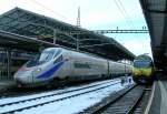 ETR 610 Today, the EC 39 to Milano is operated by a FS ETR 610. 
Photo toked in Lausanne, on the 6th of January 2010.