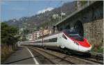 ETR 610 The SBB ETR 610 to Milano by the Veytaux-Chillon Station. 
29.03.2011