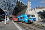 FS Trenitalia ETR 400 031 to Paris Gare de Lyon and the SNCF B 81668  as TER in the Lyon Perrache Station. 

13.03.2024