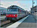 SNCF BB 67 372 with a fast train to Caen in Tours.