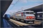 The SNCF BB 15021 wiht an EC to Bruxelles in Mulhouse. 

Analog picture / Summer 2001
