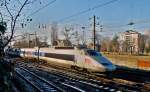 . The TGV PSE 29 is running through Mulhouse on December 10th, 2013.