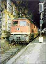 The DR 232 582-5 in Dresden Main Station.