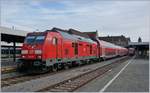 The DB 245 037 in Lindau HBF.