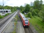 612 114 is driving in Oberkotzau on May 21th 2013.