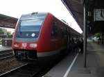 612 104 mit RE nach Dresden am 18.05.09 im Bahnhof Bautzen 