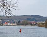 . A local train to Trier is running on the Sre Bridge in Wasserbillig on April 8th, 2013.