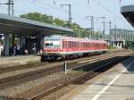 Two VT 628 are driving in Kln/Messe Deutz on August 21st 2013.