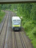 650 720 is driving between Oberkotzau and Hof, June 9th 2013.