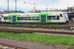 SWEG 650 046 still shows the colours of Breisgau S-Bahn at Offenburg on 29 December 2023.