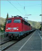 The DB 110 428-0 in the St-Goras Station.
22.09.2006