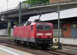 . 143 090-9 pictured in Koblenz main station on May 27th, 2014.