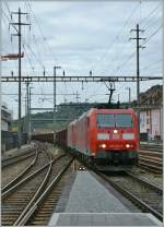 DB 185 103-9 and an other one with a Cargo train in Olten.