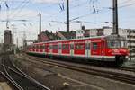 On 27 April 2018, DB 420 423 quits Köln Hbf.