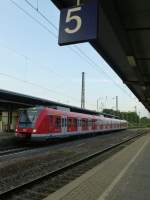A S2 to Essen main station is standing in Wanne-Eickel main station on August 20th 2013.