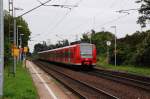 Here you see an doubble unit of an electrial multiple unit of the german class 425 at Jchen junction, at the line RE 8 from Mnchengladbach to Koblenz. 22th of june 2012